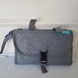 Kopi Baby Portable Diaper Changing Pad Carrying Case, Gray, Water Resistant VG